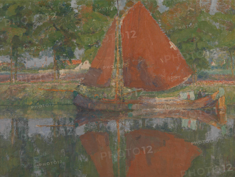 The Red Sail, 1901. Creator: Georges Buysse.