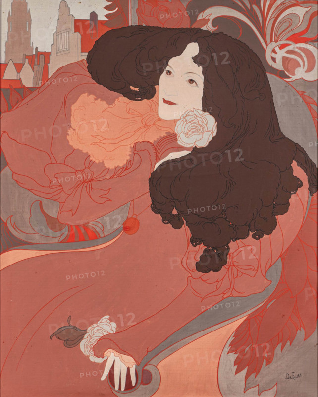 Jane Scott, from "Bruges-la-Morte" (The Dead Bruges) by Georges Rodenbach, 1890s. Creator: Georges de Feure.