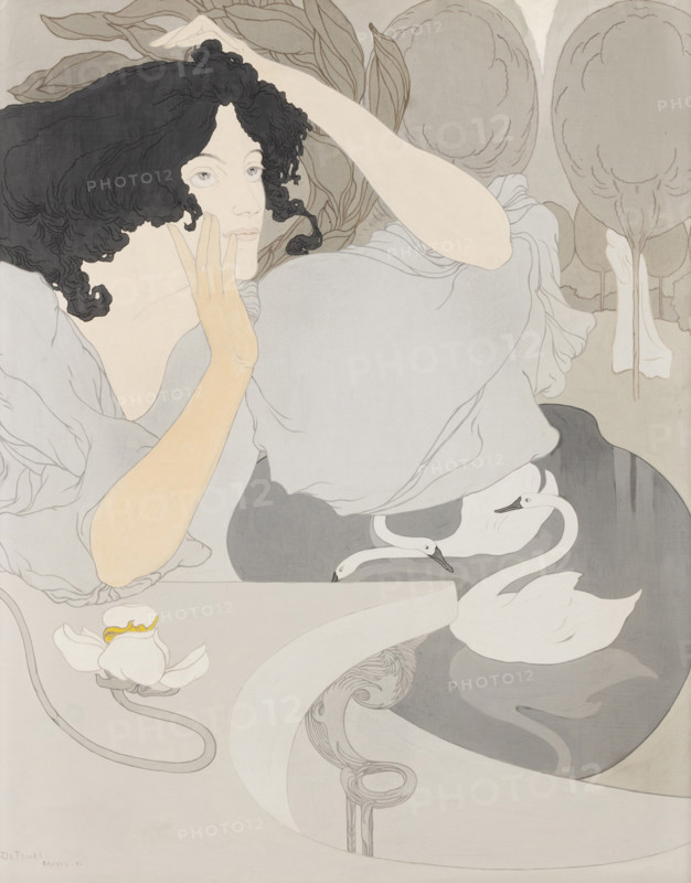 The Daughter of Leda, 1890s. Creator: Georges de Feure.