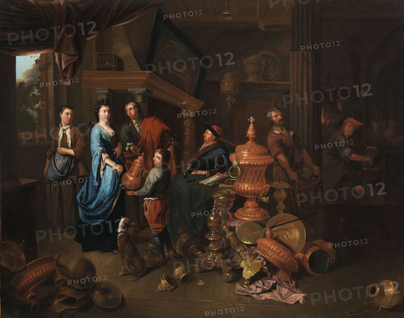 Purchase of a Samovar, End of 17th-Early 18th cen. Creator: Gerard Thomas.