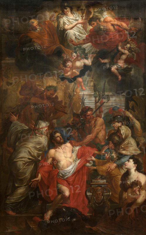 The Martyrdom of Saint George, 1681. Creator: Godfried Maes.
