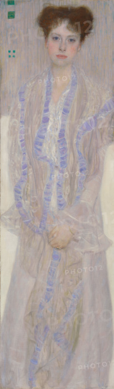 Portrait of Gertrud Loew (Gertha Felsovanyi), 1902. Creator: Gustav Klimt.