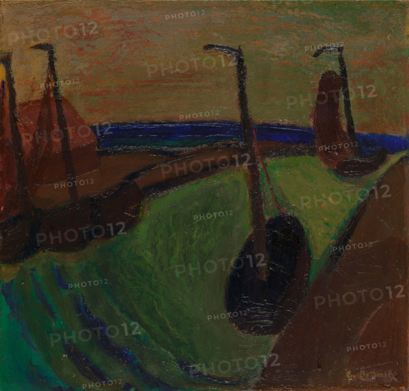 Harbour View, 1916. Creator: Gustave De Smet.