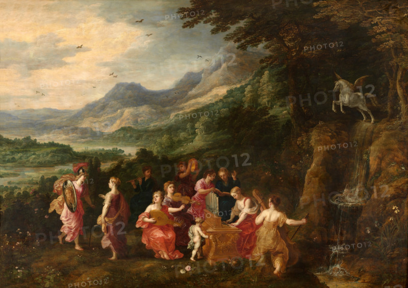 Minerva Visits the Muses, First third of 17th cen. Creator: Hendrick van Balen I.
