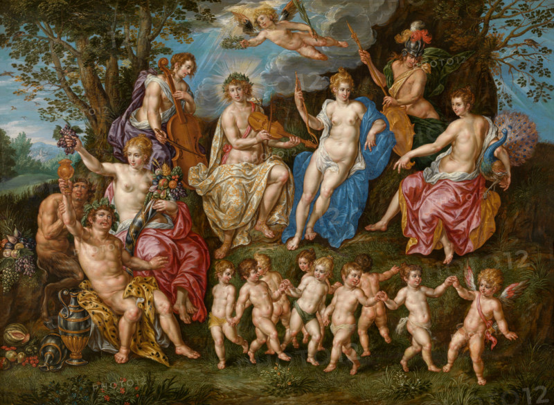 Parnassus, First third of 17th cen. Creator: Hendrik de Clerck.
