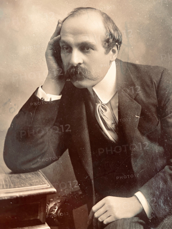 Portrait of Maurice Leblanc (1864-1941), 1900s. Creator: Henri Manuel.