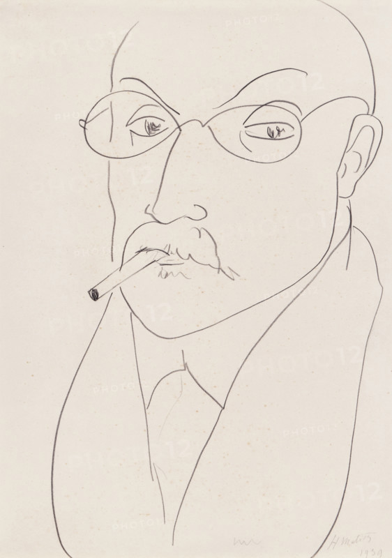 Self-portrait, 1939. Creator: Henri Matisse.