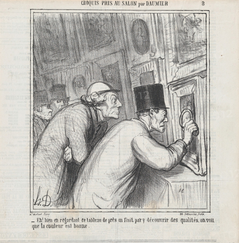 Well, if you look very closely, you might end up finding some quality! From "Sketches from... 1865. Creator: Honore Daumier.