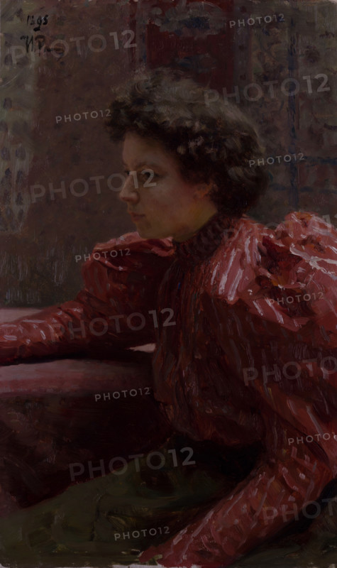 Portrait of the Artist's Daughter Nadezhda Repina. Creator: Il'ya Repin.