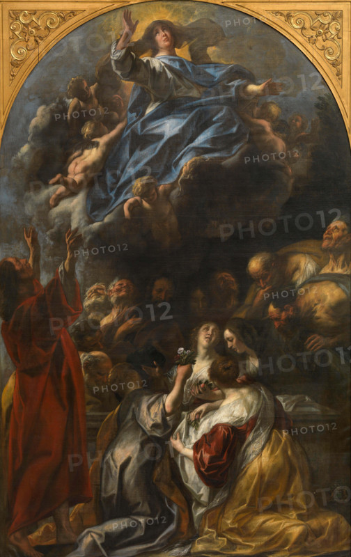 The Assumption of the Virgin, c1650-1654. Creator: Jacob Jordaens I.