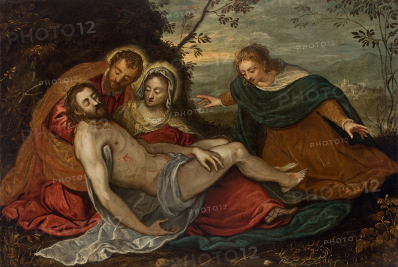 Pietá, 1560-1563. Creator: Jacopo Tintoretto.