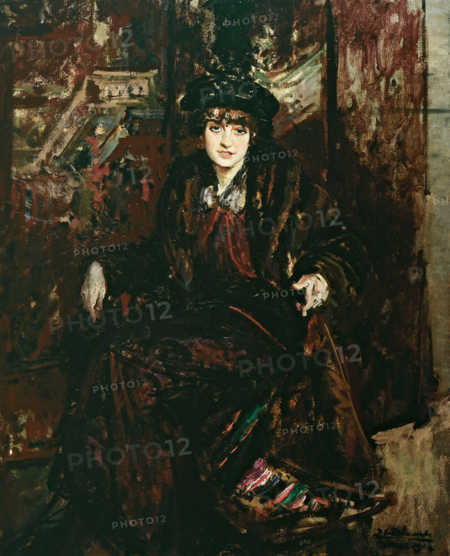 Portrait of Daisy Fellowes, née Marguerite Decazes de Glücksbierg (1890-1962), 1914. Creator: Jacques Emile Blanche.