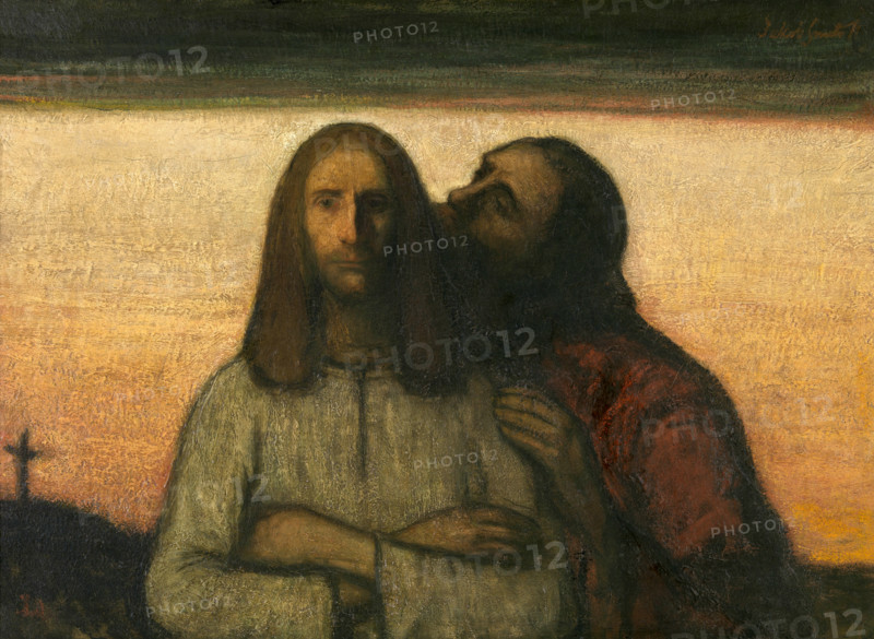 The Kiss of Judas, c1908. Creator: Jakob Smits.