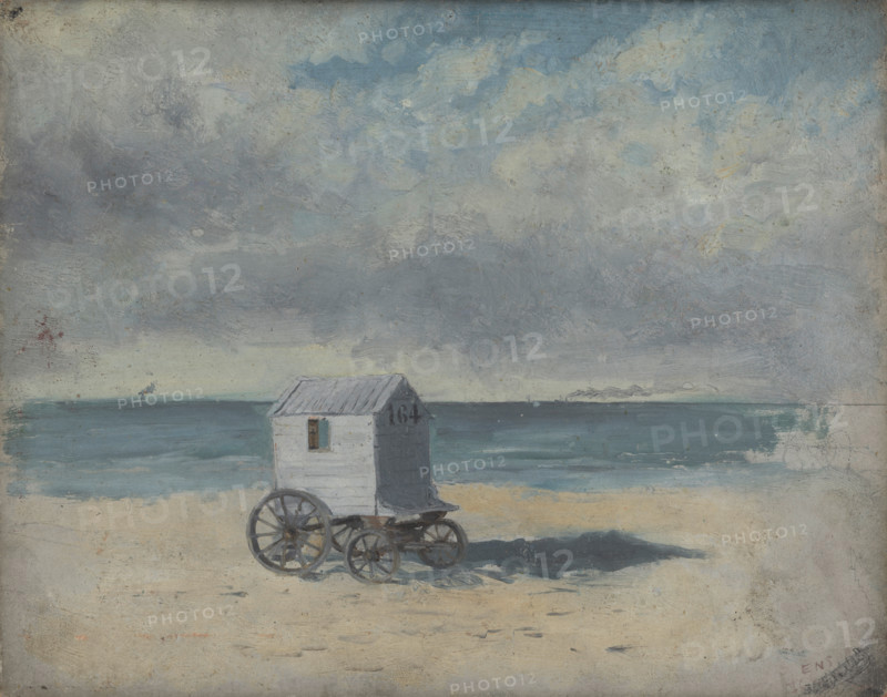 Bathing-hut, 1876. Creator: James Ensor.