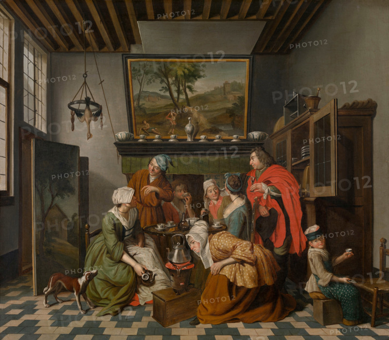 Tea Time, Second Half of the 18th cen. Creator: Jan Josef Horemans II.