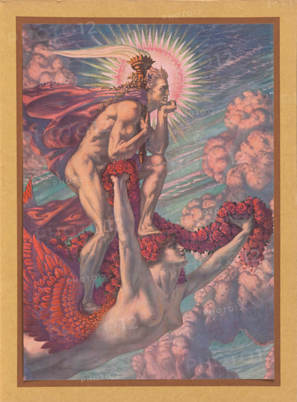 Le Génie Vainqueur (The victorious genius), 1900s. Creator: Jean Delville.