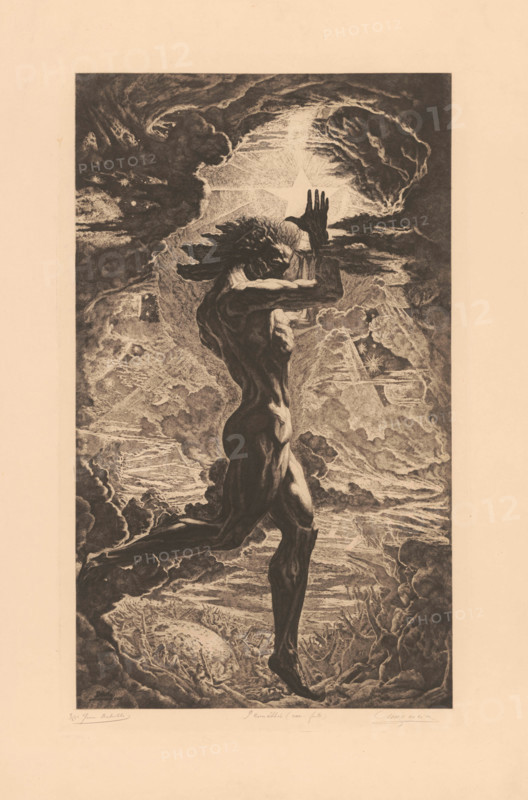 Prometheus, 1907. Creator: Jean Delville.