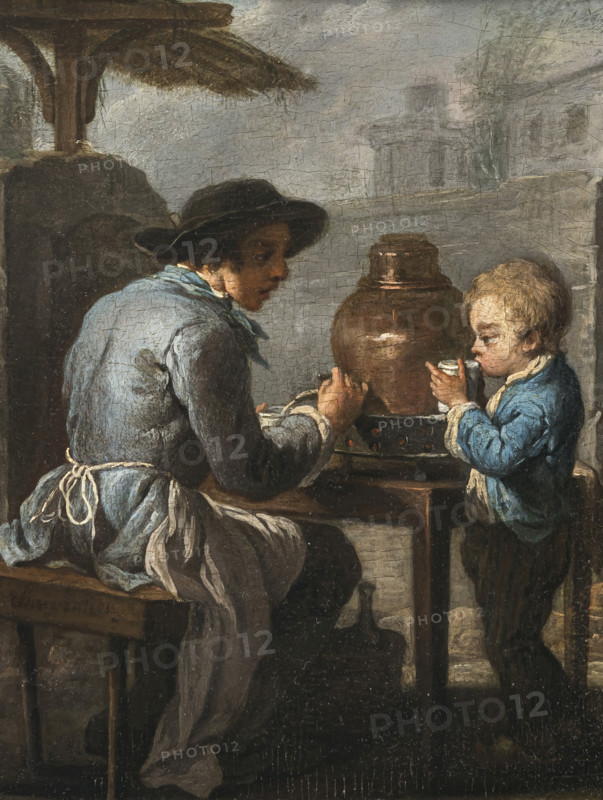 The chocolate vendor, before 1806. Creator: Jean-Baptiste Charpentier the elder.