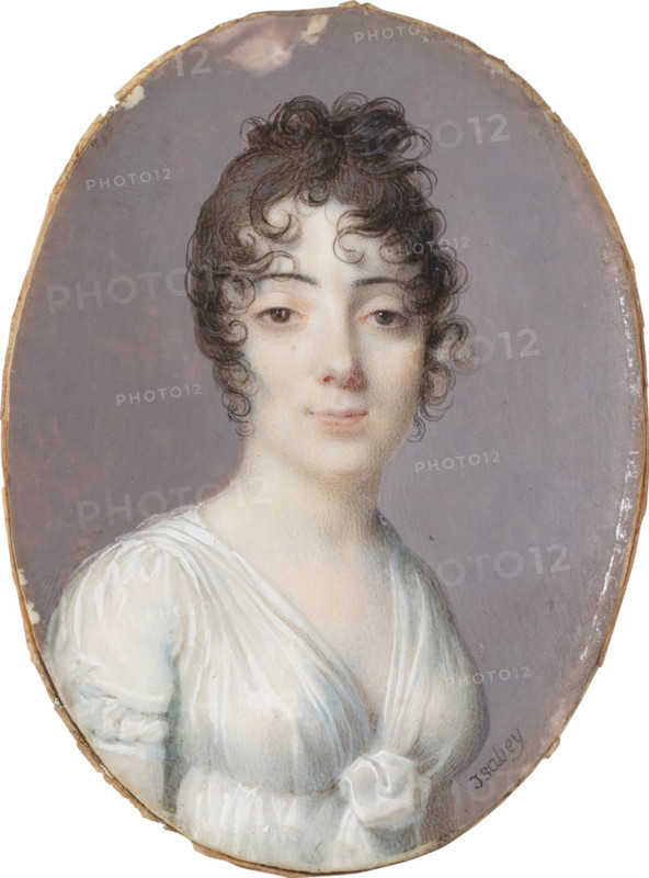 Portrait of Madame Félicité Séguin, née Raffard de Marcilly (1773-1862). Creator: Jean-Baptiste Isabey.