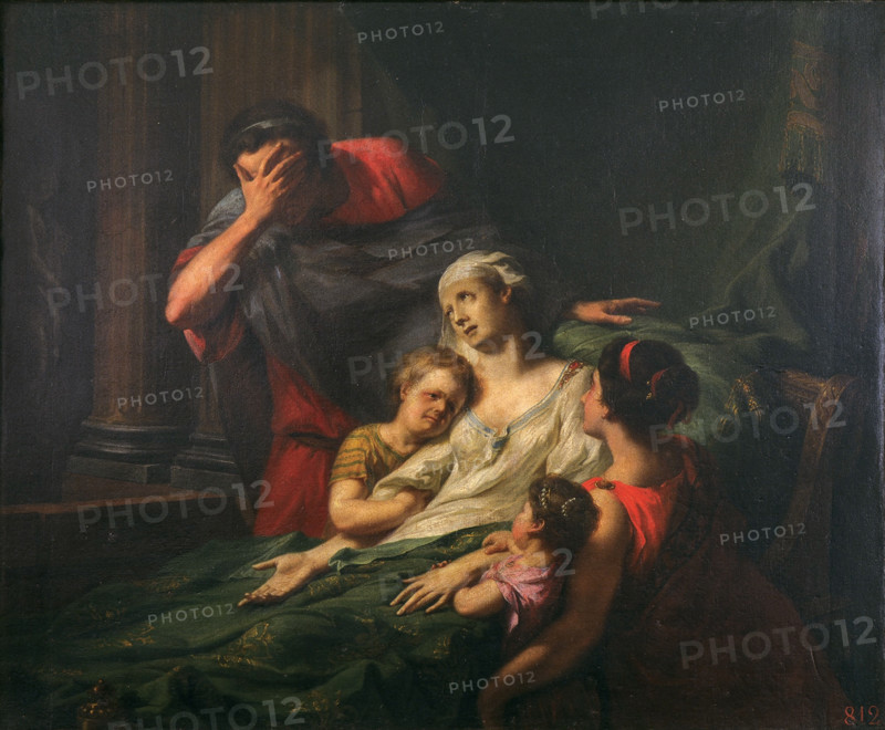 The sacrifice of Alceste, 1781. Creator: Johann Heinrich Tischbein.