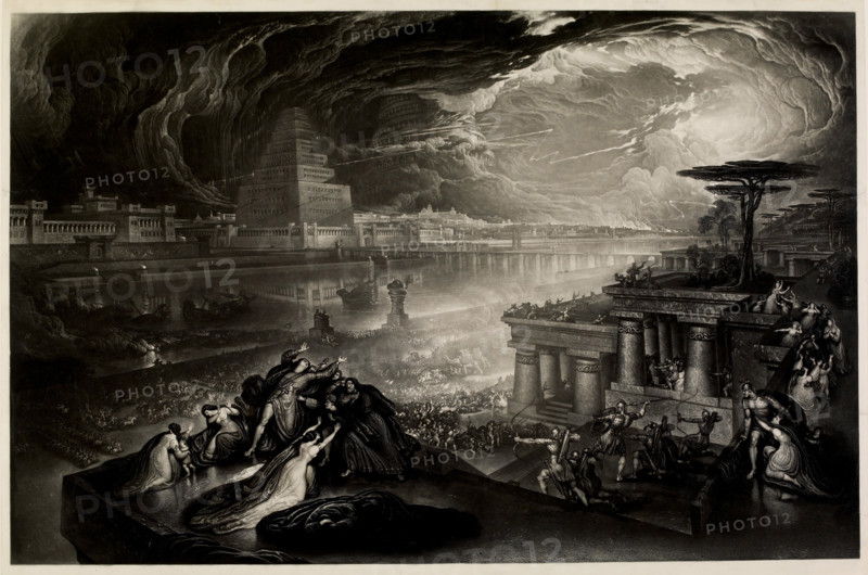 The Fall of Babylon, 1831. Creator: John Martin.