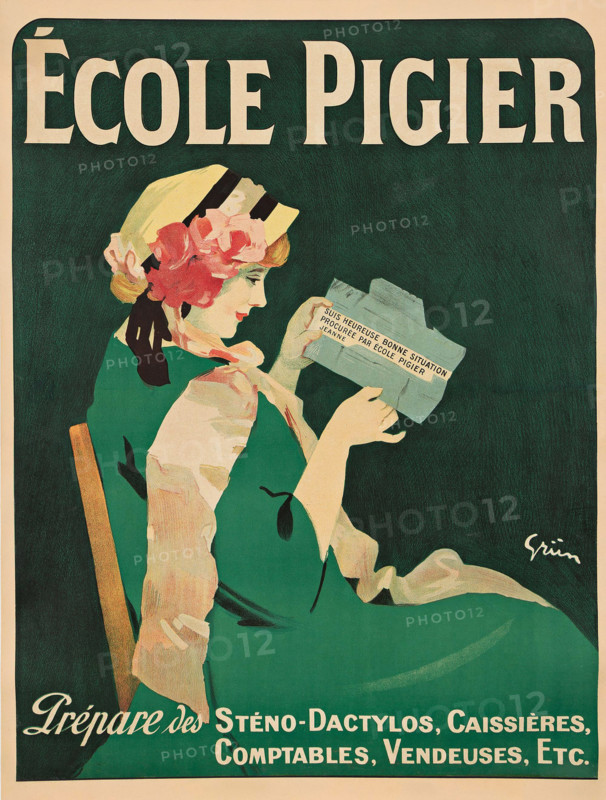 École Pigier, c1905. Creator: Jules Alexandre Grun.