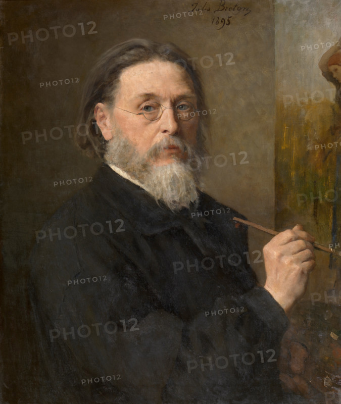 Self-portrait, 1895. Creator: Jules Breton.