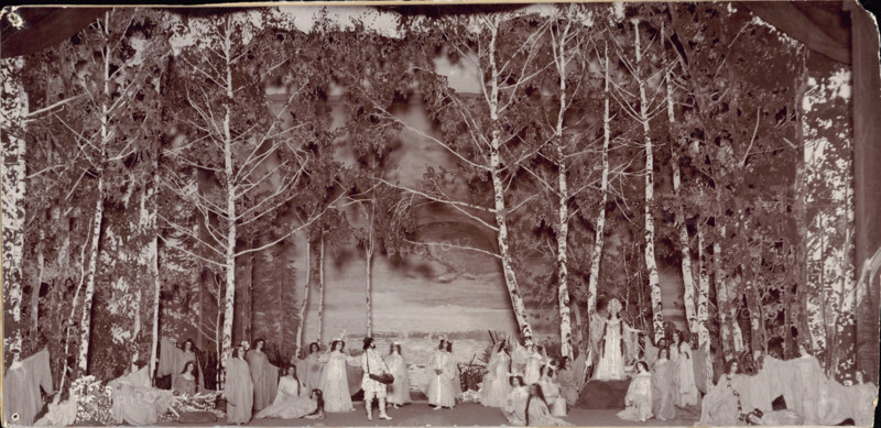 Scene from the fifth act of the opera Sadko by N. Rimsky-Korsakov, 1906. Creator: Karl August Fischer.