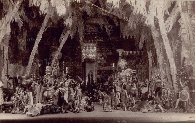 Scene from the opera "Salammbô" by Andrey Arends, c1910. Creator: Karl August Fischer.