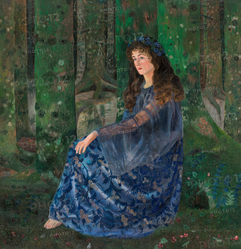 Forest fairy, 1894. Creator: Karl Mediz.