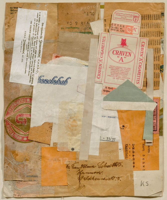 Untitled, 1937-1938. Creator: Kurt Schwitters.