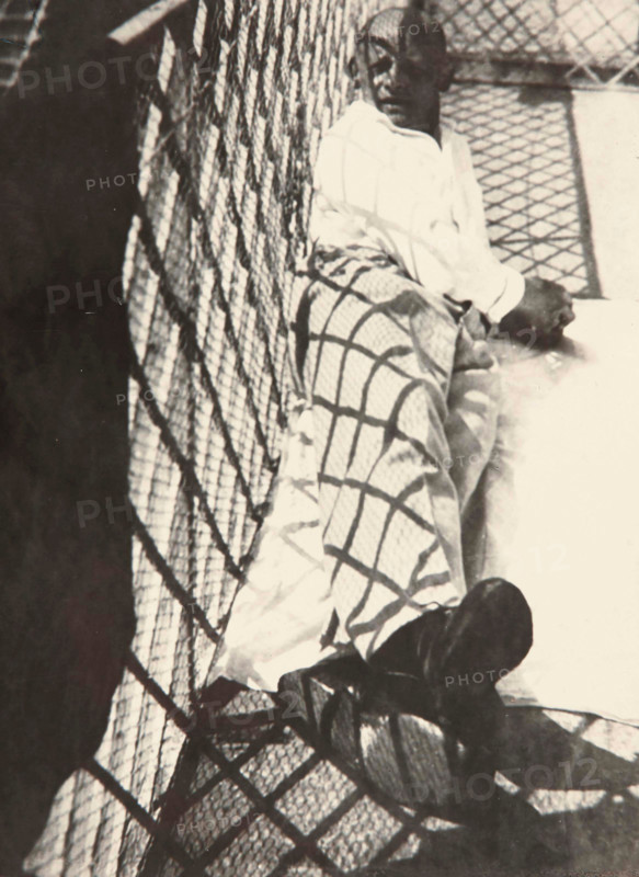 Oskar Schlemmer in Ascona, 1927. Creator: Laszlo Moholy-Nagy.