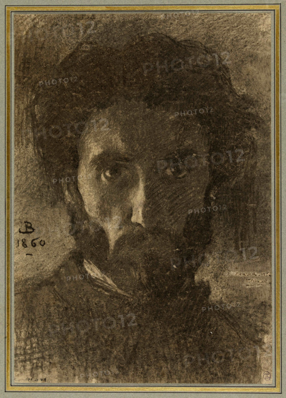 Self-portrait, 1860. Creator: Leon Joseph Florentin Bonnat.