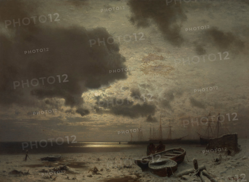 Moonlight in Winter. Creator: Louis Douzette.