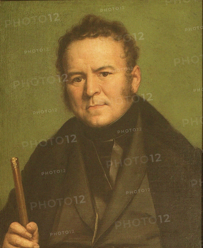 Portrait of Marie-Henri Beyle, dit Stendhal (1783-1842), 1835. Creator: Louis Ducis.