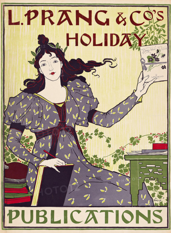 L. Prang & Co's Holiday, 1895. Creator: Louis John Rhead.