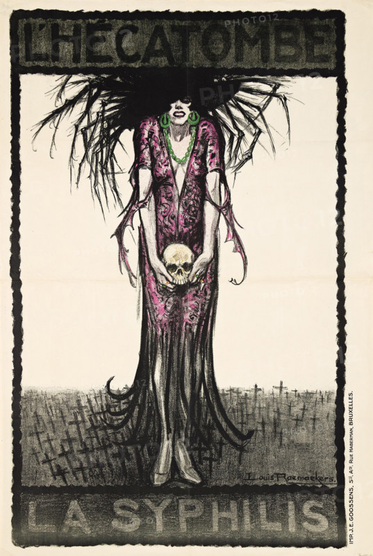 Syphilis, c1922. Creator: Louis Raemaekers.