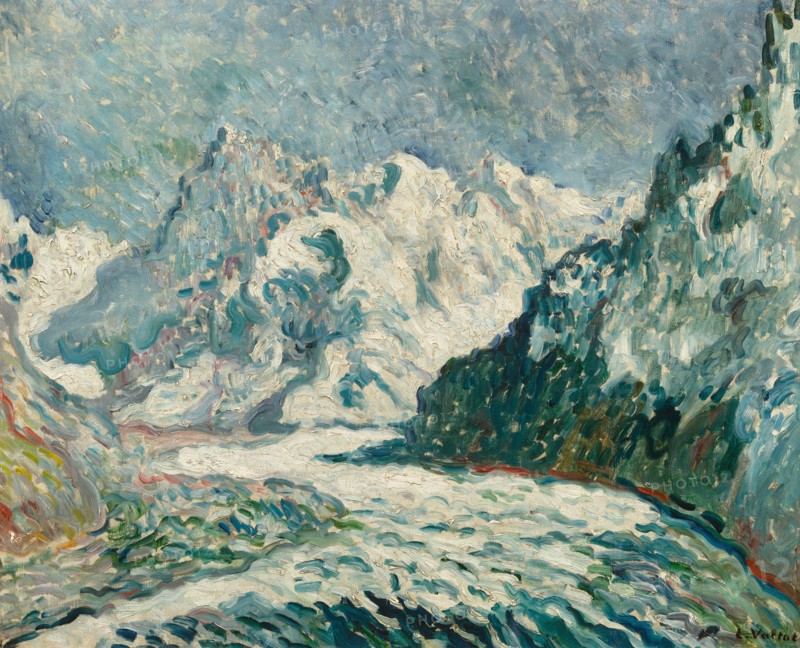 La Mer de Glace à Chamonix-Mont-Blanc, 1903. Creator: Louis Valtat.