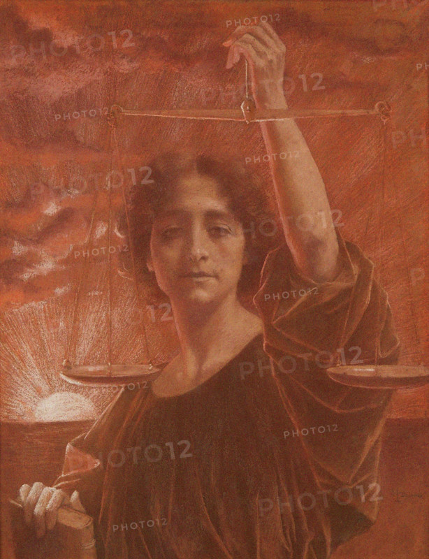 Justice, c1906. Creator: Lucien Lévy-Dhurmer.