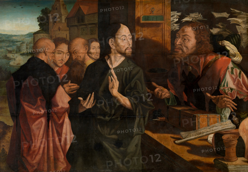 The Calling of Saint Matthew, after 1530. Creator: Marinus van Reymerswaele.