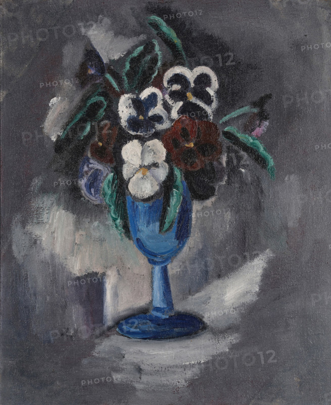 Pansies, c1928-1934. Creator: Marsden Hartley.