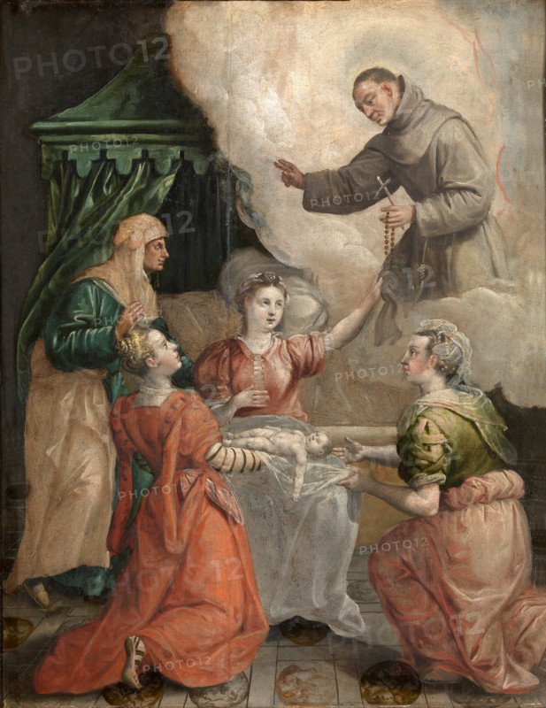 The Life of Saint Didacus of Alcalá: Saint Didacus Helps with a Difficult... Between 1591 and 1600. Creator: Martin de Vos.
