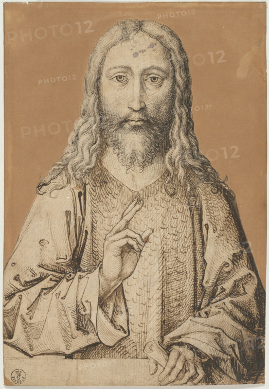 Blessing Christ, c1470. Creator: Martin Schongauer.