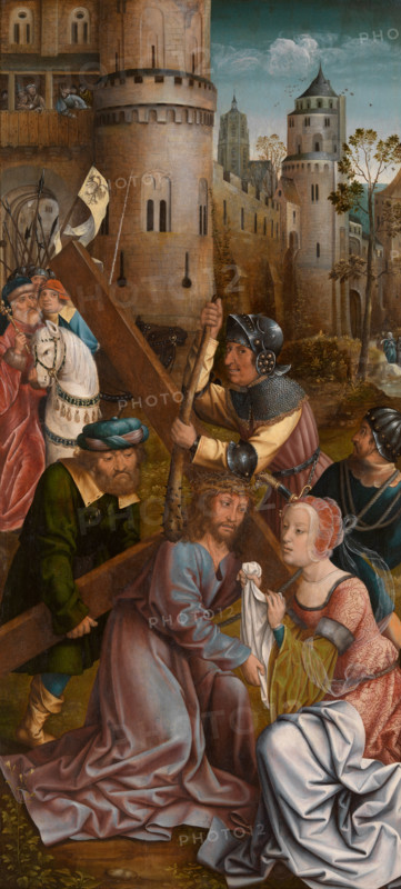 The Bearing of the Cross, 1510. Creator: Master of Frankfurt.