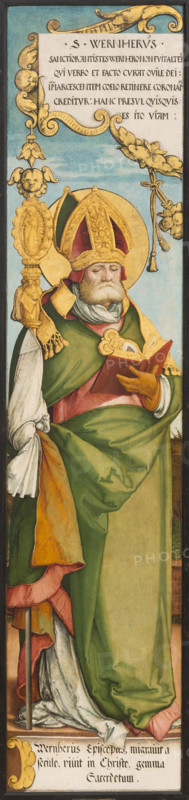 Saint Werner, 1535-1538. Creator: Master of Messkirch.