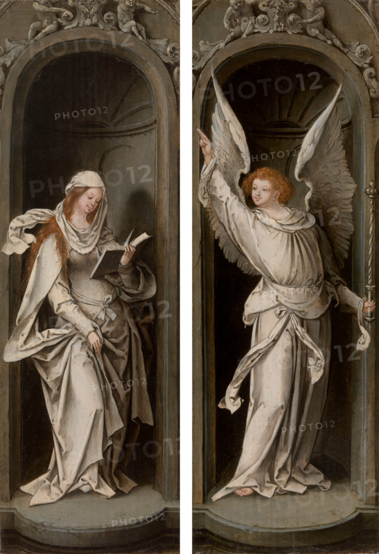 The Annunciation, c1519. Creator: Master of the Antwerp Adoration.