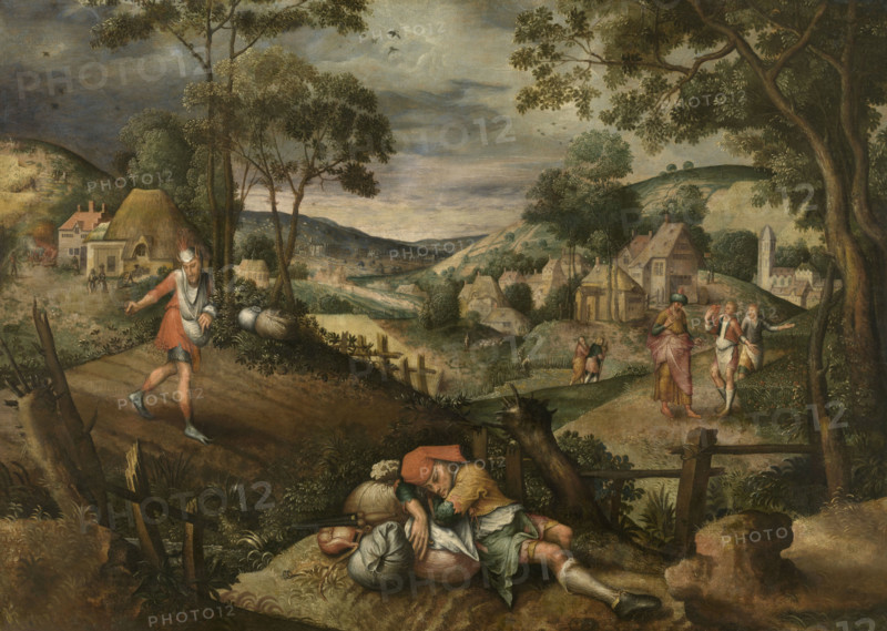 Satan Sowing Tares, Between 1530 and 1560. Creator: Master of the Prodigal Son.