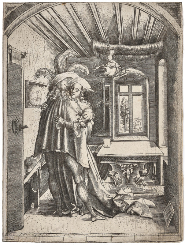The Embrace, c1502-1503. Creator: Matthäus Zasinger.