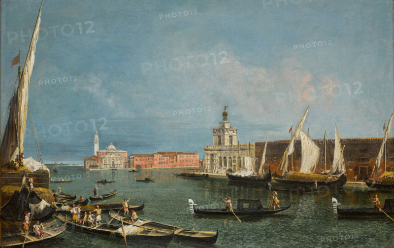 The Punta Della Dogana from the Ca' Giustinian, Looking South. Creator: Michele Marieschi.