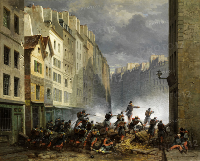 The July Revolution of 1830 Creator: Nicholas Edward Gabe.